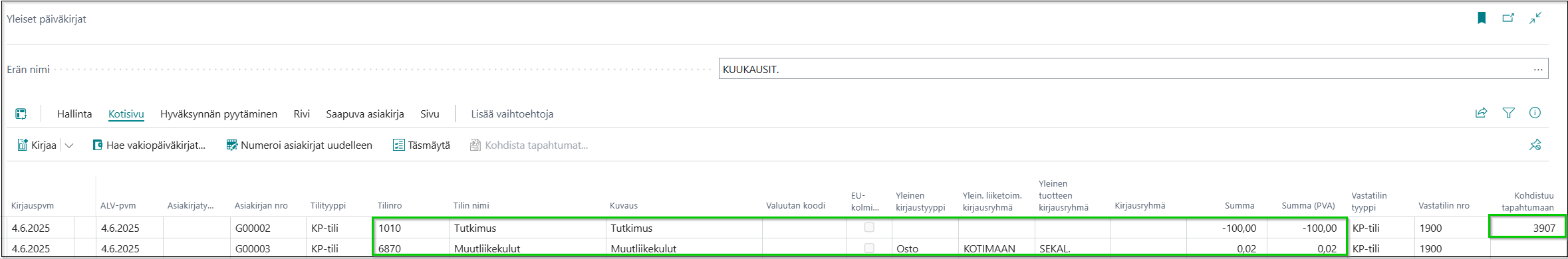 Cent rounding difference