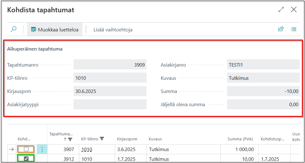 Apply Entries example